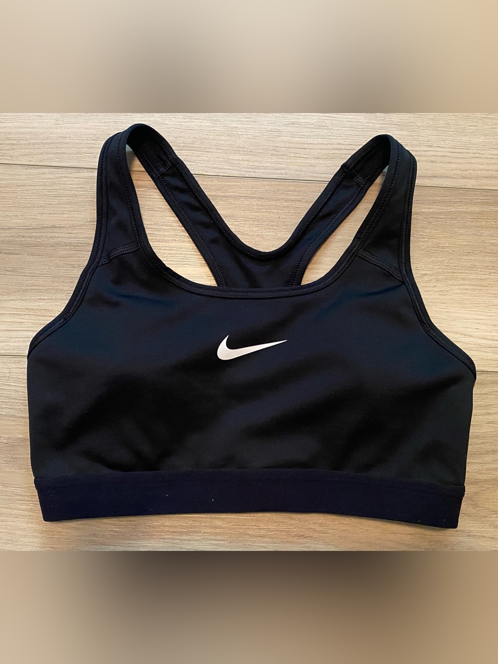Nike Black Dri-FIT Racerback Padded Sports Bra Size Small